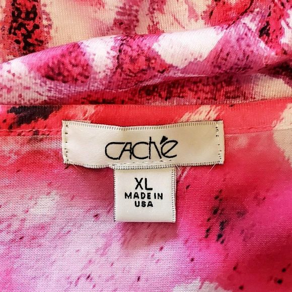 Cache Geometric Print Tee NWOT - Picture 6 of 6